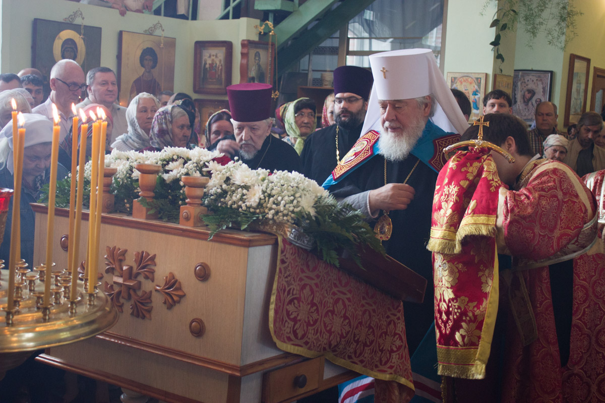 Божественная литургия в храме Николая Чудотворца г.Самара